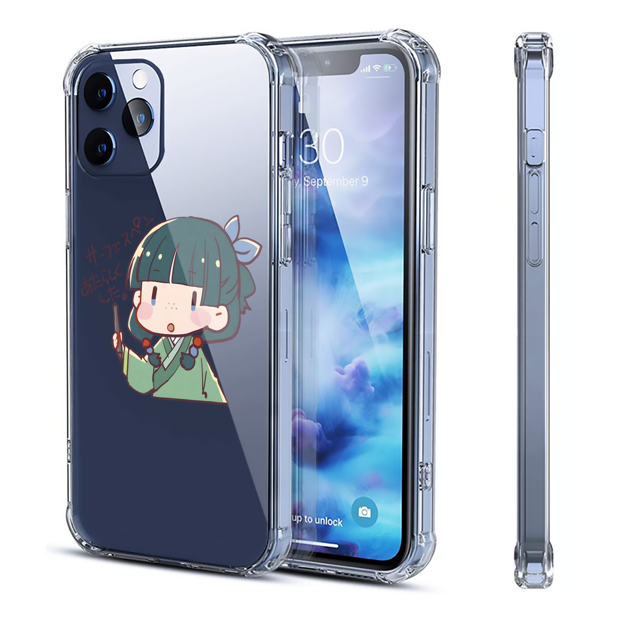 （画像用） 薬屋のひとりごと The Apothecary Diaries 【iPhone 12シリーズ対応】透明スマホケース（クリアソフトケース）